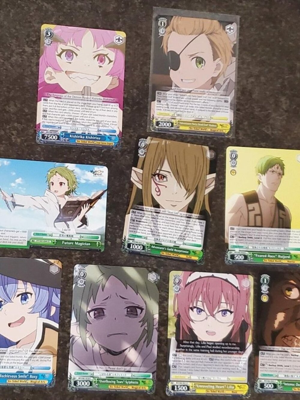 Mushoku Tensei Jobless Reincarnation Weiss Schwarz TCG Bundle Lot